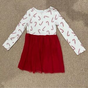 Girls Candy Cane Holiday Dress size 6